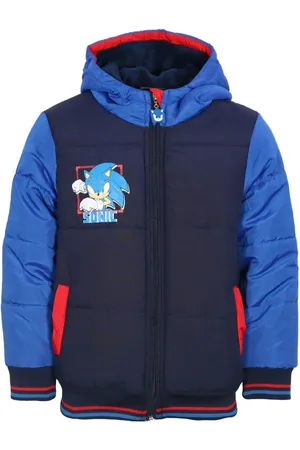 Sonic The Hedgehog Winterjacke Kinder Jungen Jacke mit Kapuze 98 bis 128 - Verkäufer: WS-Trend