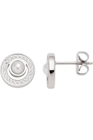 Leonardo Paar Ohrstecker Ohrringe Anouka, 023534, mit Zirkonia (synth) - mit Perle (imitiert)