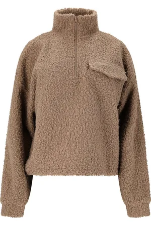 Athlecia Sweatshirt Florrie W Sherpa Half zip WALNUT - Verkäufer: INTERSPORT Schwab