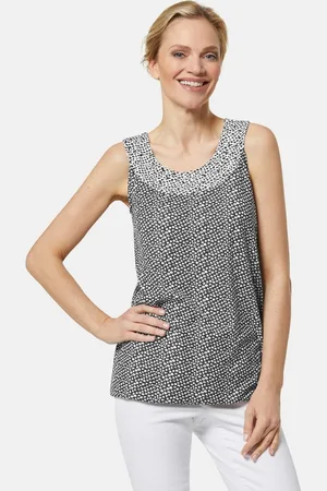 Madeleine Shirttop Ärmelloses Longtop mit Pailletten-Verzierung - Verkäufer: Premio Fashion GmbH