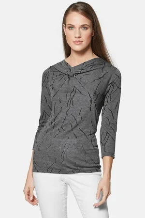 Madeleine 3/4-Arm-Shirt Shirt mit Knoten-Effekt und Ärmeln in 3/4-Länge - Verkäufer: Premio Fashion GmbH