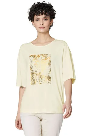 Madeleine Kurzarmshirt Oversized-Shirt mit exklusivem Glanz-Print - Verkäufer: Premio Fashion GmbH