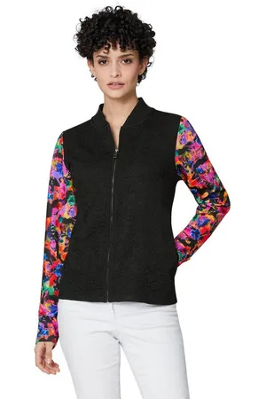 Madeleine Outdoorjacke Jacke mit floralen Trend-Ärmeln - Verkäufer: Premio Fashion GmbH