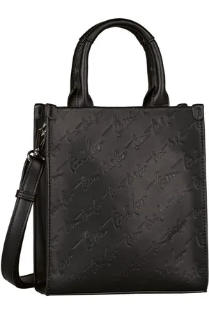TOM TAILOR Shopper Denice, aus glattem Lederimitat mit toller Logoprägung in Schreibschrift
