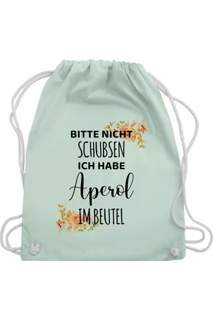 Shirtracer Turnbeutel Bitte nicht schubsen ich habe Aperol im Beutel I Aperol Spritz Frauen, Karneval & Fasching - Verkäufer: