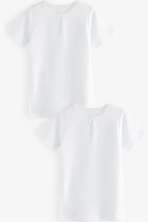 Next Thermounterhemd Thermo-T-Shirts mit Schleifenbesatz, 2er-Pack (2-St) - Verkäufer: Germany GmbH