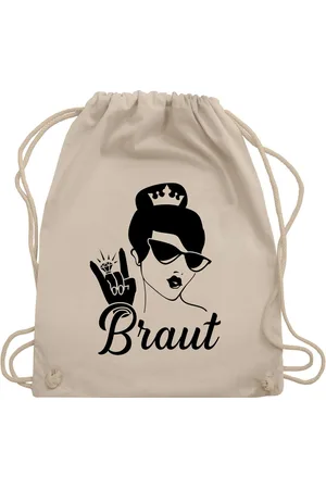 Shirtracer Turnbeutel Braut Bride, JGA Junggesellenabschied Frauen - Verkäufer:
