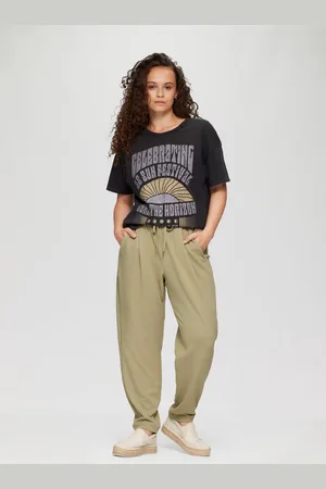 QS by s.Oliver Stoffhose Jogpants aus Interlock-Crêpe Gummizug - Verkäufer: s.Oliver