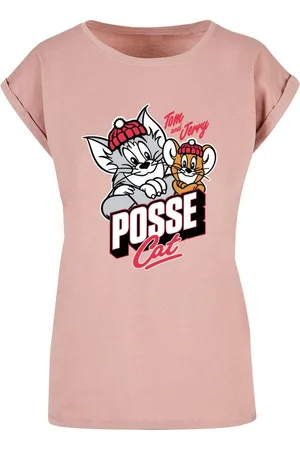 Absolute Cult T-Shirt Damen Ladies Tom and Jerry - Posse Cat T-Shirt (1-tlg)