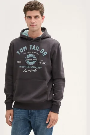 TOM TAILOR Sweatshirt Hoodie Sweatshirt mit Logo-Print - Verkäufer: