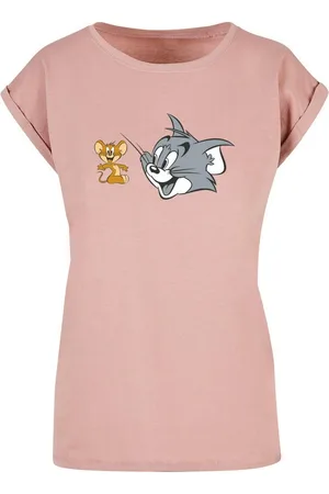 Absolute Cult T-Shirt Damen Ladies Tom and Jerry - Simple Heads T-Shirt (1-tlg)