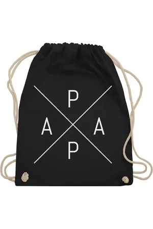 Shirtracer Turnbeutel Papa X weiß, Vatertag Geschenk - Verkäufer: