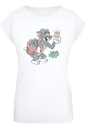 Absolute Cult T-Shirt Damen Ladies Tom and Jerry - Tom Egg Hunt T-Shirt (1-tlg)