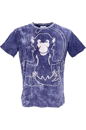 GURU-SHOP T-Shirt Mirror Herren T-Shirt, Yoga Shirt - Funky.. alternative Bekleidung, Goa Style, Festival - Verkäufer: