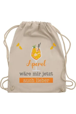 Shirtracer Turnbeutel Aperol wäre mir jetzt auch lieber - Aperol Geschenk Lustig, Statement - Verkäufer: