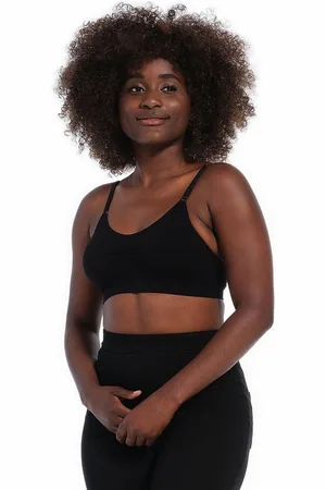 MAGIC Bodyfashion Bustier Comfort Bra bequemer nahtloser und bügelloser Träger-BH