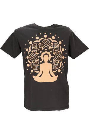 GURU-SHOP T-Shirt Mirror Herren T-Shirt, Yoga Shirt - Meditation.. alternative Bekleidung, Goa Style, Festival - Verkäufer: