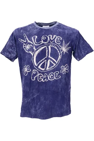 GURU-SHOP T-Shirt Mirror Herren T-Shirt, Yoga Shirt - Peace/ alternative Bekleidung, Goa Style, Festival - Verkäufer: