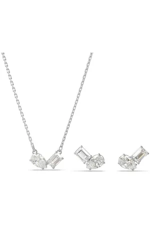 Swarovski Ohrring und Ketten Set Mesmera, 5665829 (Set, 3-tlg), mit funkelnden ® Zirkonia (synth)