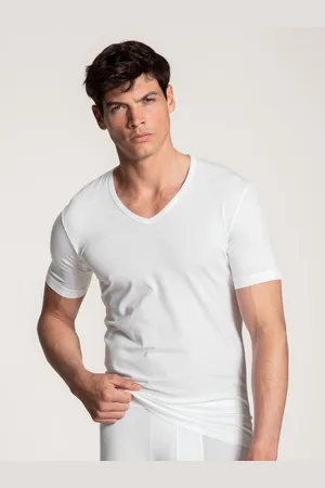 Calida Shirttop Focus mit lässigem V-Ausschnitt