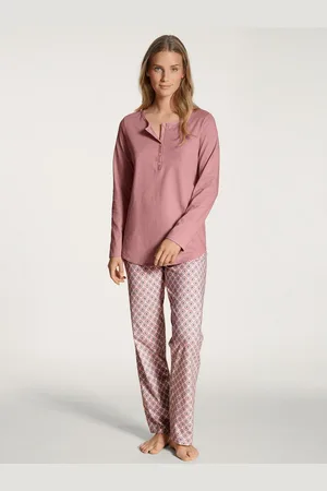 Calida Pyjama Lovely Nights (2 tlg) mit Knopfleiste am Aussschnitt