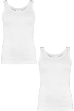 Hailys Shirttop 2er-Set Ärmellos Weich Rundhals Normale Passform (2-tlg) Top 
