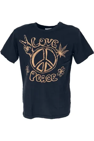 GURU-SHOP T-Shirt Mirror Herren T-Shirt, Yoga Shirt - Peace/ Goa Style, Festival, alternative Bekleidung - Verkäufer: