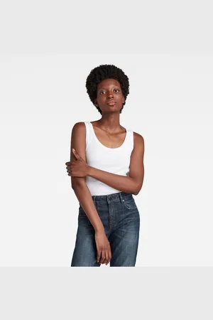 G-Star Tanktop mit dezenter Stickerei