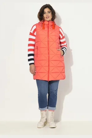 Ulla Popken Steppweste Long-Steppweste A-Linie Kapuze - Verkäufer: Popken Fashion Group