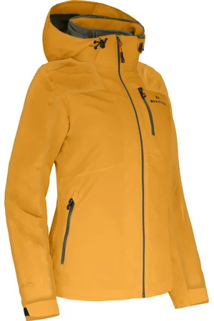 Bergson Regenjacke KURRIKA Damen Regenjacke, Netzfutter, 20000 mm Wassersäule, Normalgrößen, gold - Verkäufer: