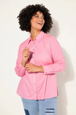 Angel of Style Longbluse Bluse oversized Rücken Statement-Druck - Verkäufer: Popken Fashion Group