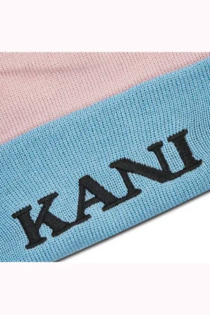 Karl Kani Strickmütze Mütze Retro Block Beanie 7020114 Rose/Light Blue - Verkäufer: Modivo_de
