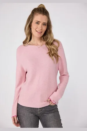 Lieblingsstück Rundhalspullover BiancaEP mit Stickerei am Ärmel