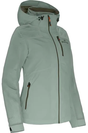 Bergson Regenjacke KURRIKA Damen Regenjacke, Netzfutter, 20000 mm Wassersäule, Normalgrößen, Moos - Verkäufer: