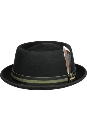 Stetson Filzhut Pork Pie Woolfelt mit Feder - Verkäufer: Hatmaster