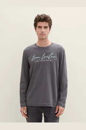 TOM TAILOR Langarmshirt Print Langarmshirt mit Bio-Baumwolle - Verkäufer: