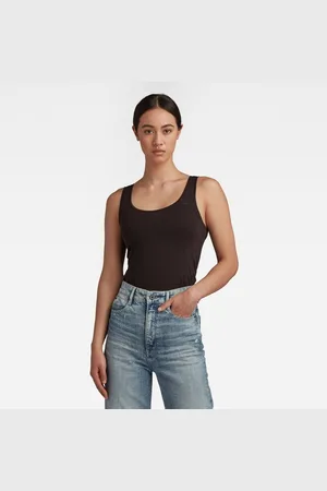 G-Star Tanktop mit dezenter Stickerei