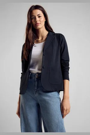 Street one Sweatblazer aus Baumwolle mit Stretchanteil