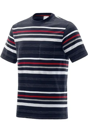 JOY SPORTSWEAR T-Shirt VITO gestreiftes Herren T-Shirt sportives Baumwollshirt - Verkäufer: Silberpfeil
