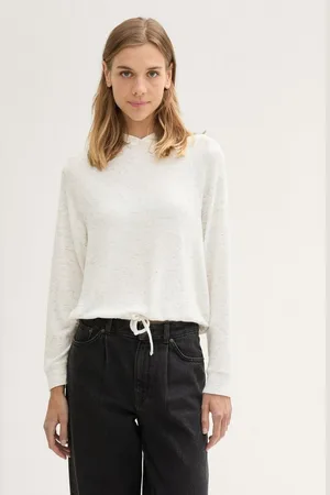 TOM TAILOR Sweatshirt Jersey Hoodie in Melange Optik - Verkäufer: TOM TAILOR