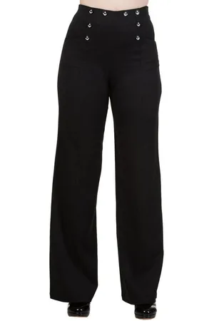 Banned Retro Schlaghose Retro Stay Awhile Vintage Trousers 40er Jahre Stil - Verkäufer: Schompi Trading e.K.