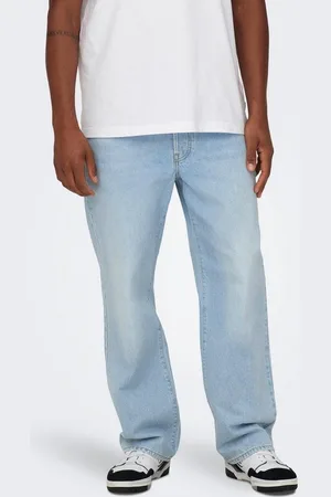 Only & Sons Loose-fit-Jeans ONSFADE LOOSE WB 6778 A14 DNM NOOS