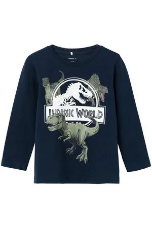 NAME IT Langarmshirt NMMNIJAL JURASSIC LS TOP SKY - Verkäufer: Dorins Kindermode