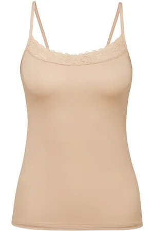 Calida Spaghettitop Natural Comfort Lace Damen (1-tlg) - Verkäufer: