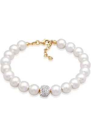Elli Perlenarmband Imitationsperlen 925 Silber - Verkäufer: JULIE & GRACE GmbH