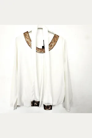 Madonna Chiffonbluse Edel Offwhite - Verkäufer: Chic & Fein für Groß und Klein