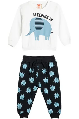 Koton Pyjama Langärmelig Normaler Hosenbein Sets - Verkäufer: