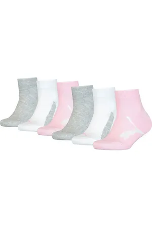 PUMA Kurzsocken KIDS BWT QUARTER 6P ECOM (6-Paar) mit eingestricktem Logo