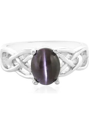 Cavill Silberring Indischer Sonnenstein Katzenauge Sterling Silber Ring, 1,7ct (1-tlg) - Verkäufer: Juwelo Deutschland GmbH