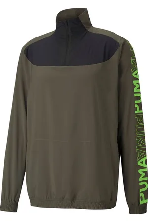PUMA Anorak TRAIN WOVEN 12 ZIP GRAPE LEAF - Verkäufer: gue-sport